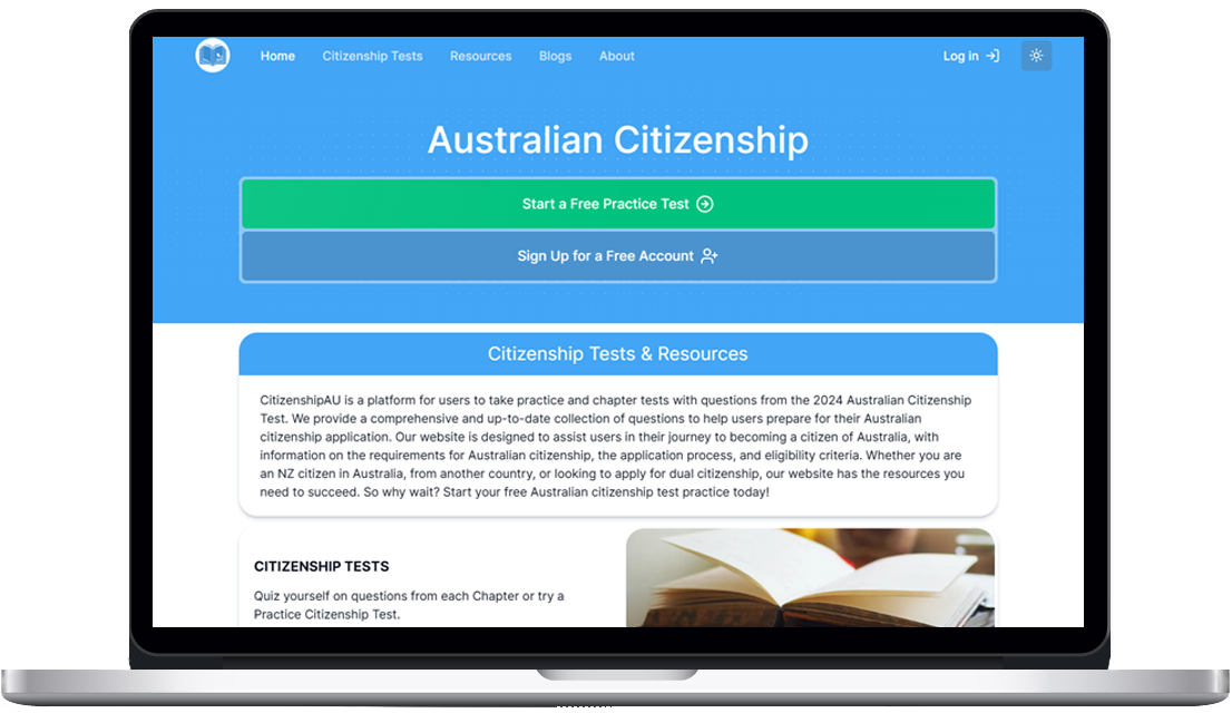 CitizenshipAU Mockup